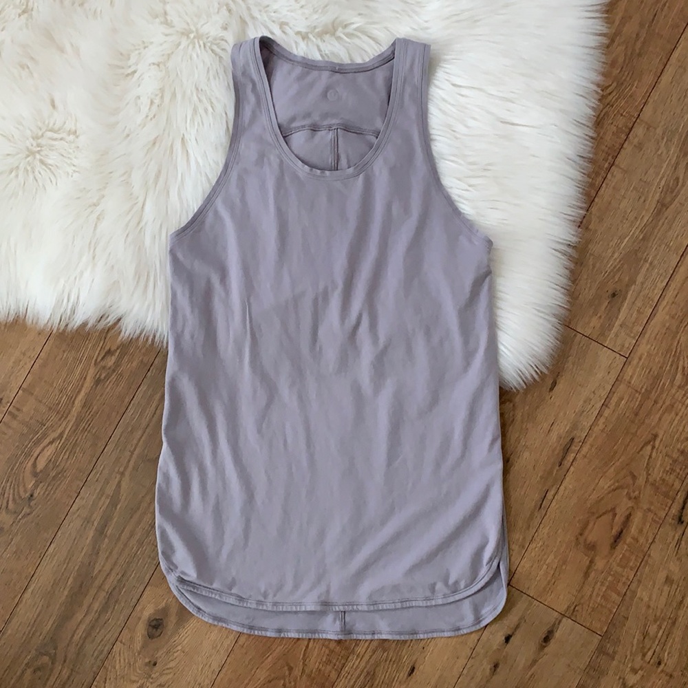 Lululemon Side Story Tank in Lavender Gray